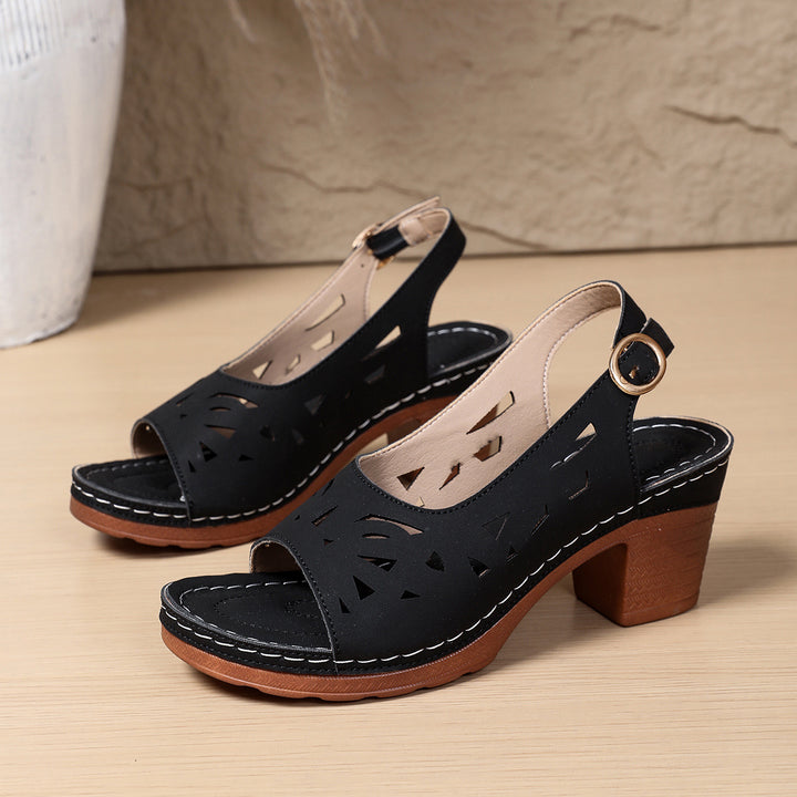 Women's Minimalist Wedge Sandals – Stylish Open-Toe Comfort Sandals