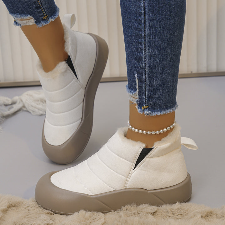 Women's Winter Comfort Boots – Warm, Waterproof Snow Boots for Cold Weather