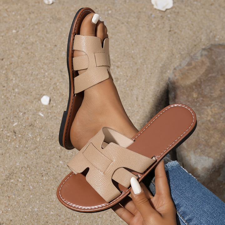 Comfort Flat Sandals – Casual Summer Slides for Women