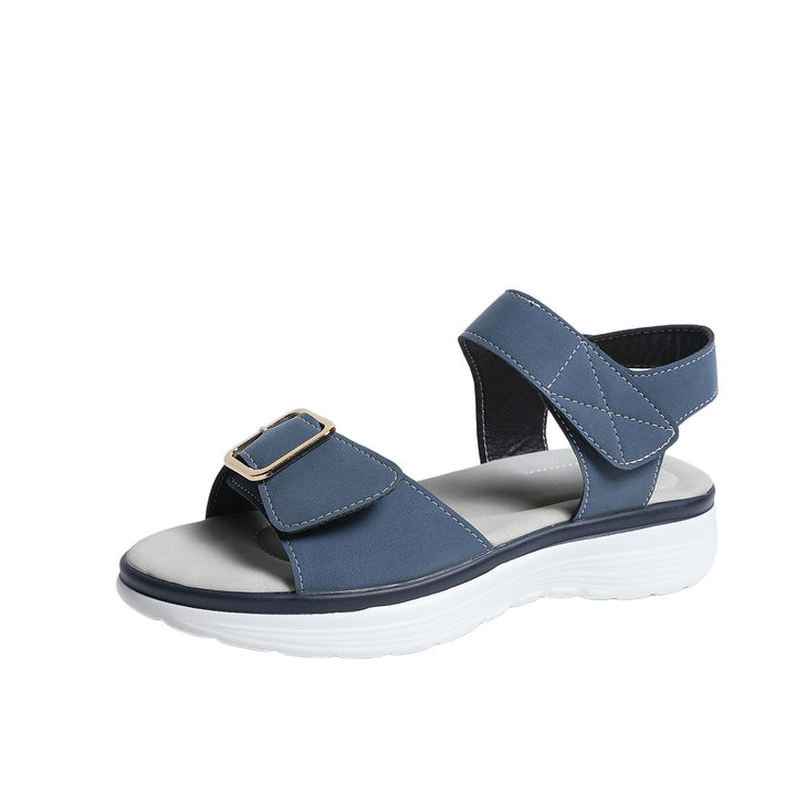 Women's Comfortable Walking Sandals – Cushioned Platform Summer Shoes