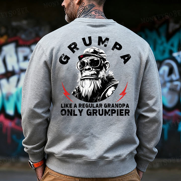 Grumpa Like A Regular Grandpa Only Grumpier Sweatshirt