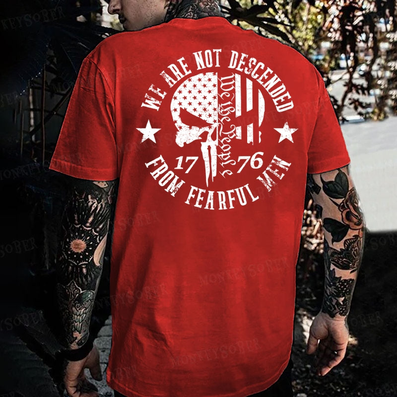 We Are Not Descended From Fearful Men Monkey T-shirt