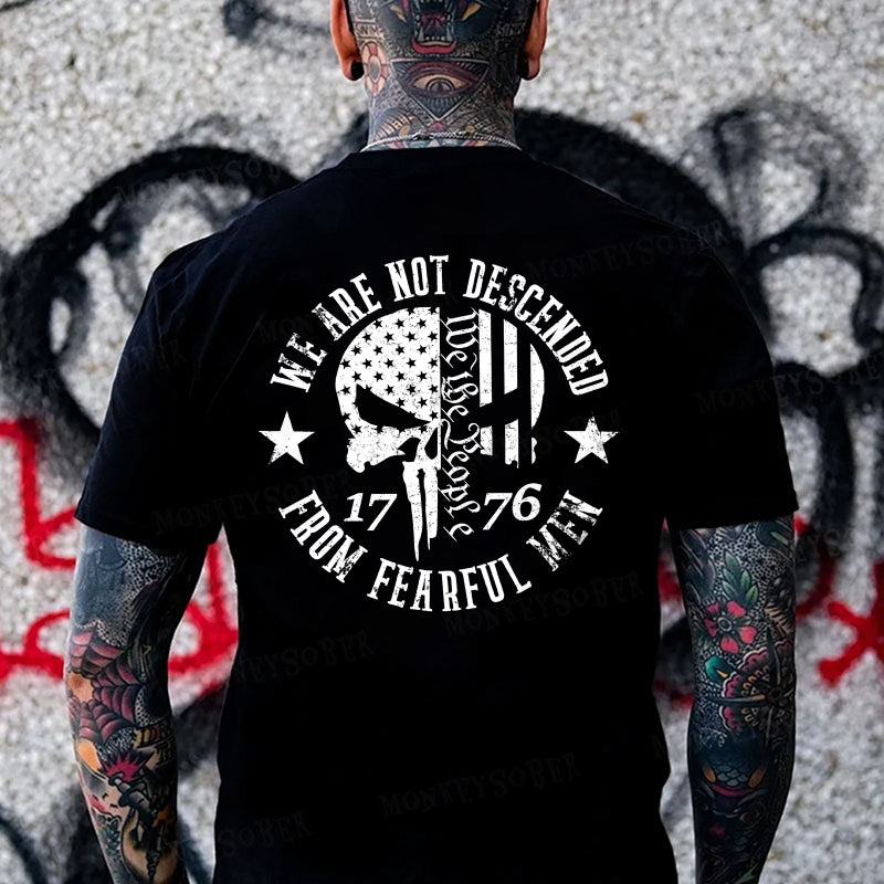 We Are Not Descended From Fearful Men Monkey T-shirt