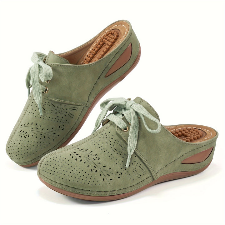 Women's Hollow Wedge Mules