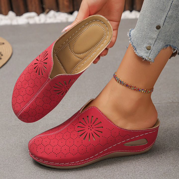 Women's Floral Breathable Sandals – Comfortable Summer Everyday Shoes