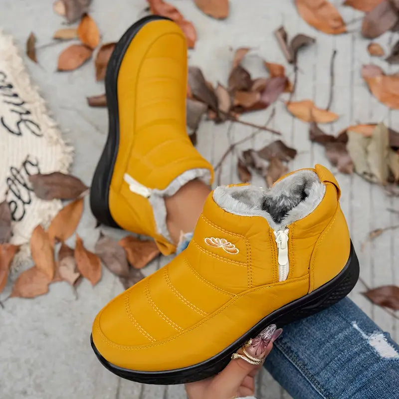 Women's Waterproof Winter Boots – Thick Warm Lining, Anti-Skid Sole | Perfect Snow Boots for Women