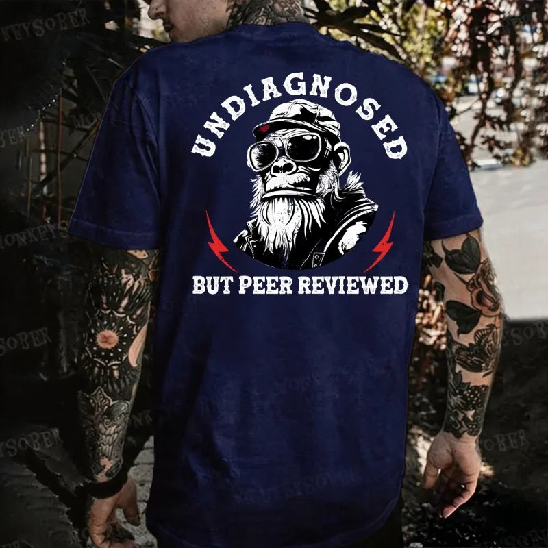 Undiagnosed But Peer Reviewed Monkey T-shirt