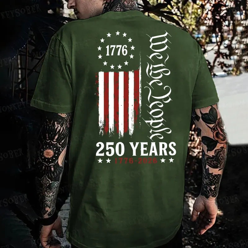 250 Years We The People 1776-2026 Celebration Monkey T-shirt