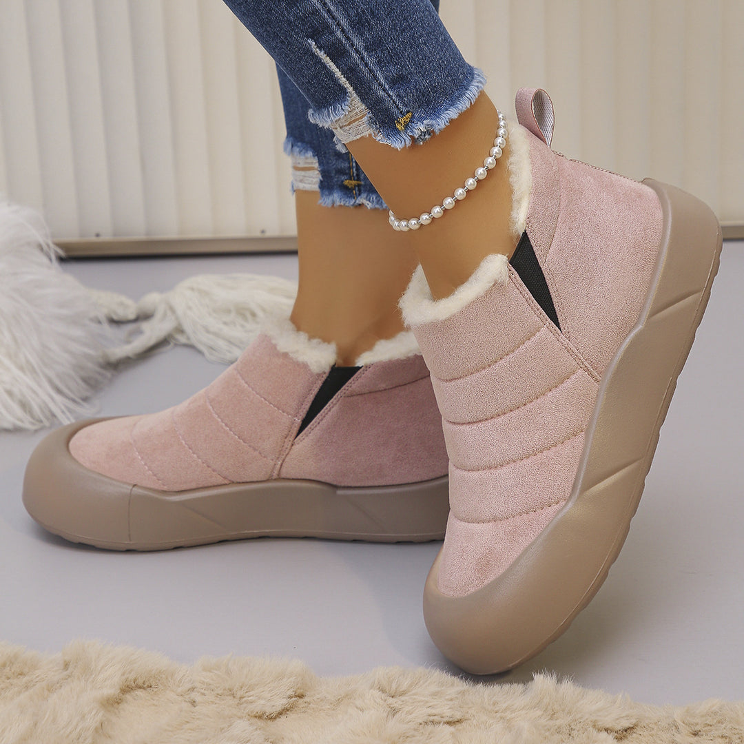 Women's Winter Comfort Boots – Warm, Waterproof Snow Boots for Cold Weather