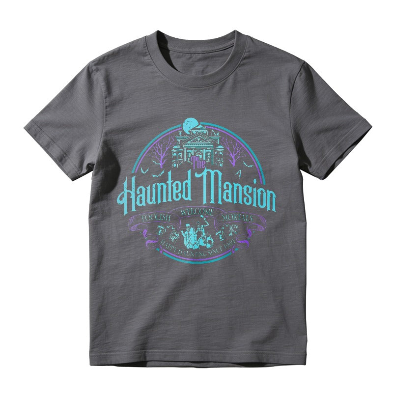Haunted Mansion Gothic Horror House Ghosts Halloween Unisex Classic T-shirt