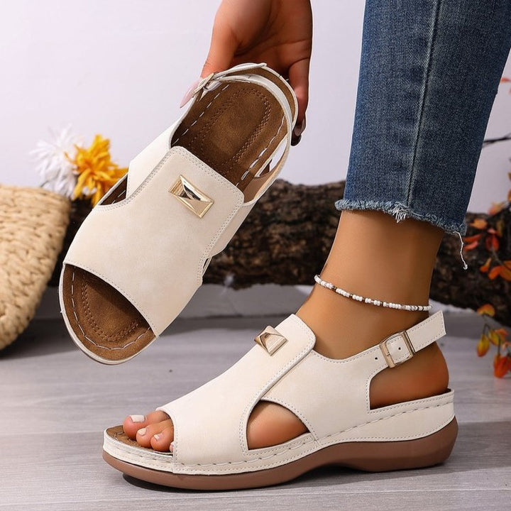 Women's Comfort Support Wedge Sandals – Lightweight Summer Orthopedic Walking Sandals
