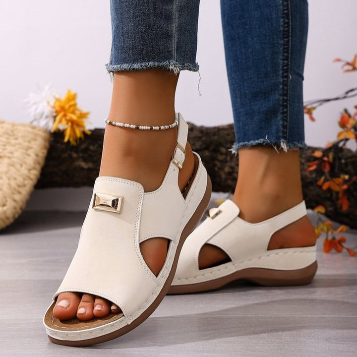 Women's Comfort Support Wedge Sandals – Lightweight Summer Orthopedic Walking Sandals