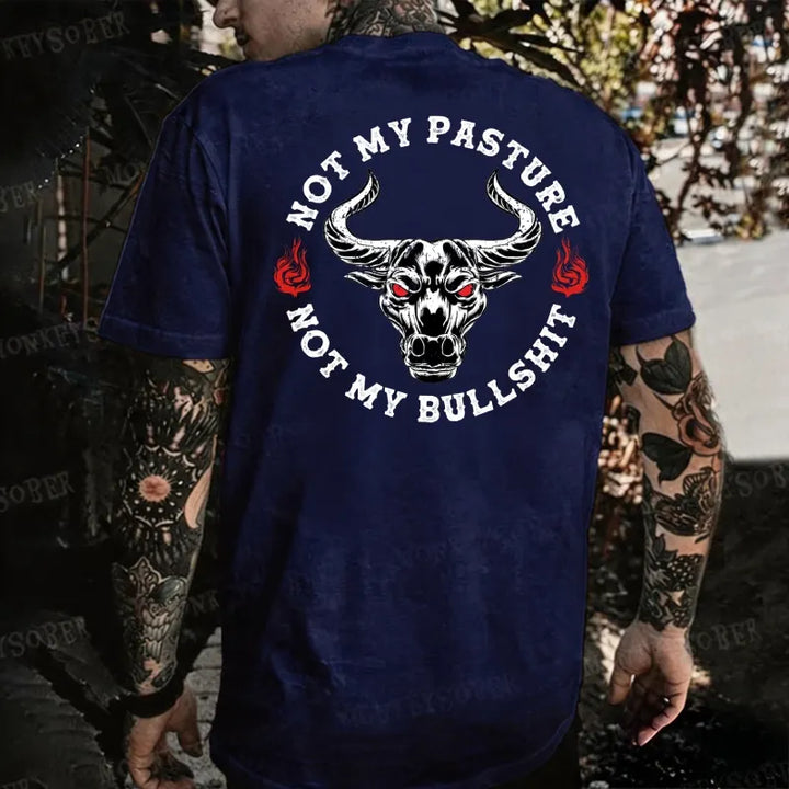 Not My Pasture Not My Bullshit  Monkey T-shirt