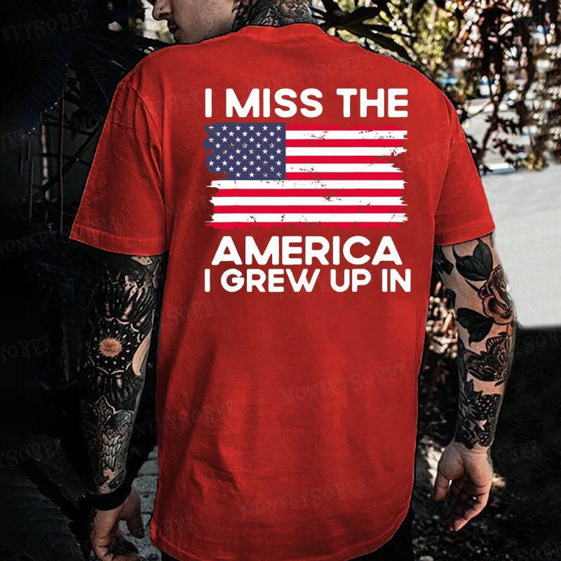 I Miss The A America I Grew Up In Monkey T-shirt