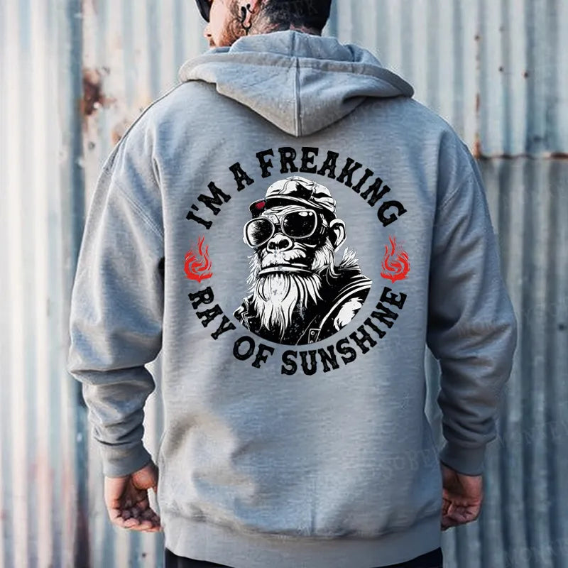 I'm A Freaking Ray Of Sunshine Hoodies