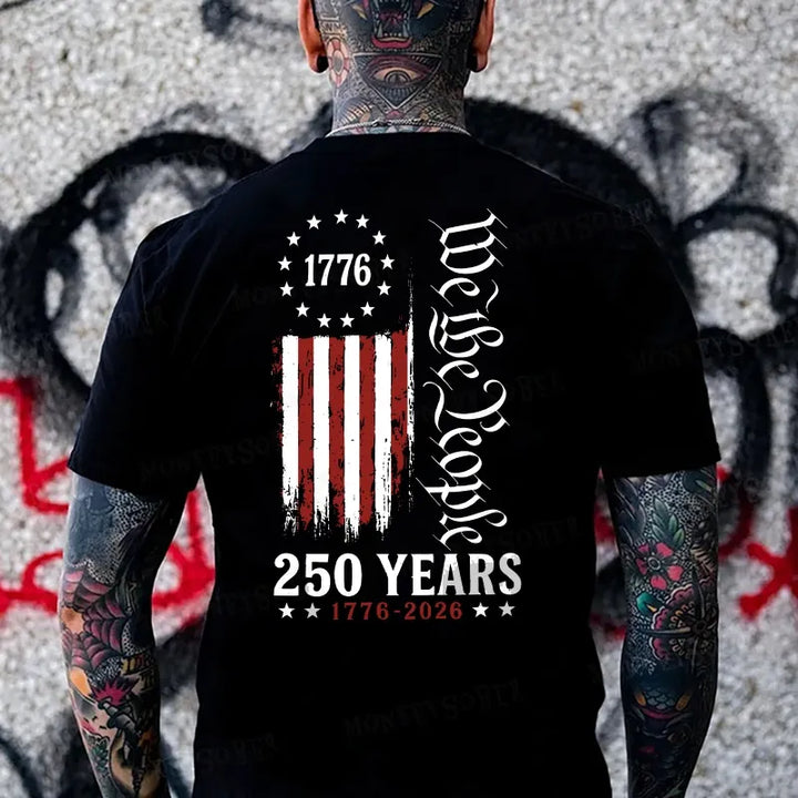 250 Years We The People 1776-2026 Celebration Monkey T-shirt