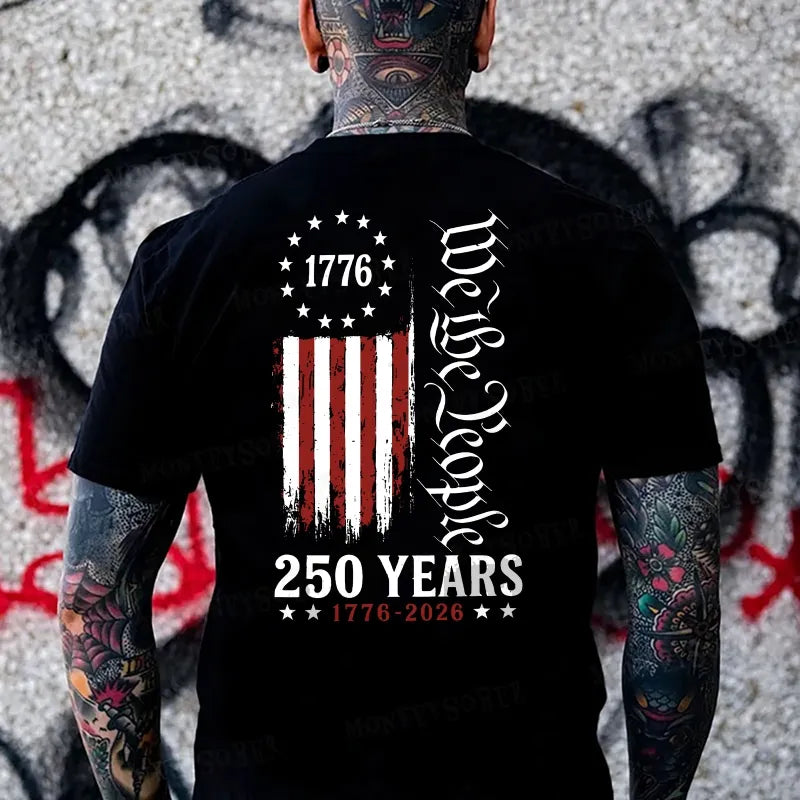 250 Years We The People 1776-2026 Celebration Monkey T-shirt