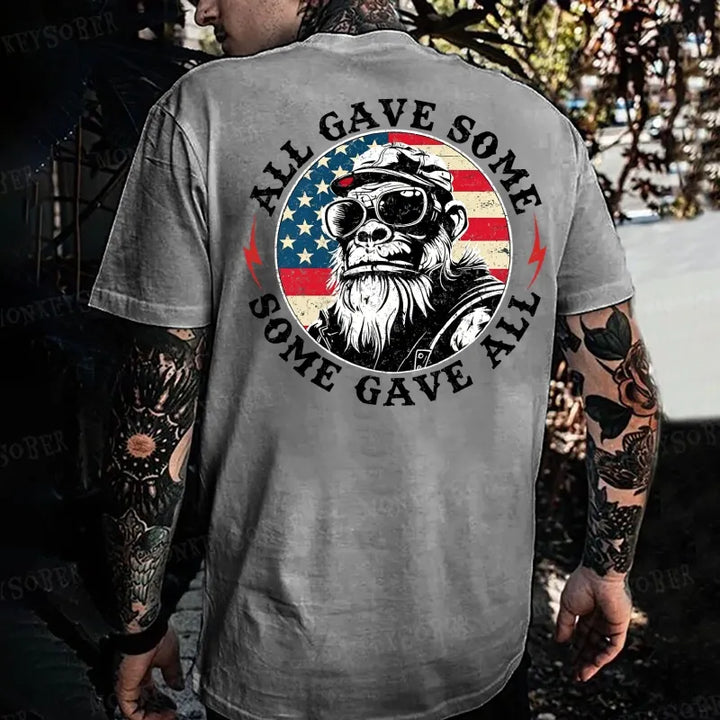 All Give Some, Some Give All Monkey T-shirt