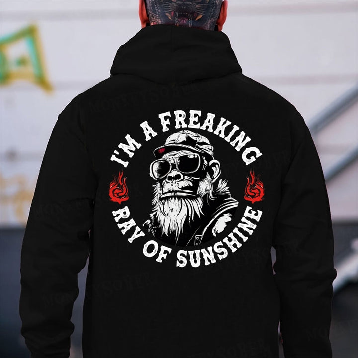I'm A Freaking Ray Of Sunshine Hoodies