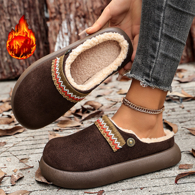 Women's Vintage Winter Mules
