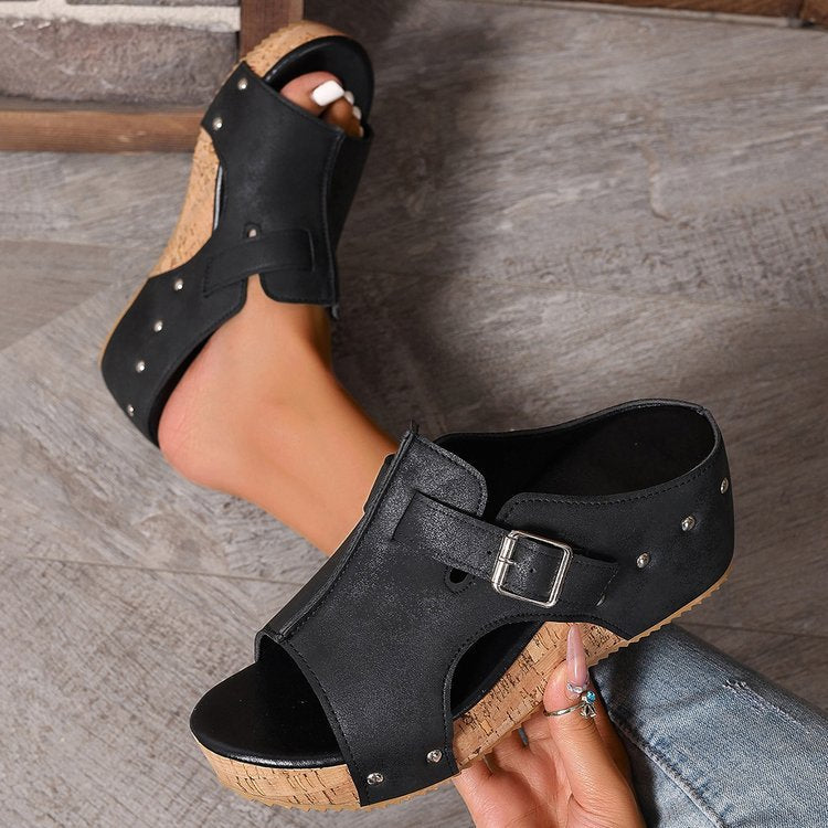 Women's Vintage Comfort Sandals – Lightweight Summer Walking Shoes