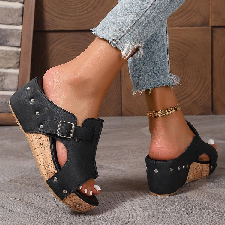 Women's Vintage Comfort Sandals – Lightweight Summer Walking Shoes