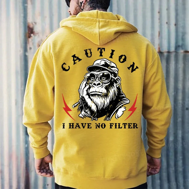 Caution I Have No Filter  Hoodies