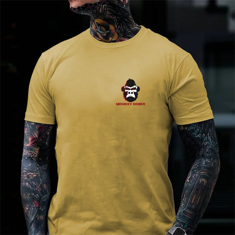 Emotional Support Husband Do Not Pet Monkey T-shirt