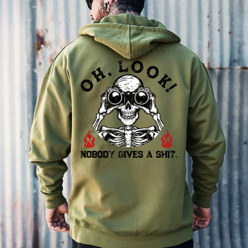 Oh Look Nobody Gives A Shit Hoodies