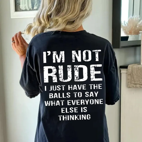 I'm Not Rude Social Anxiety T-Shirt