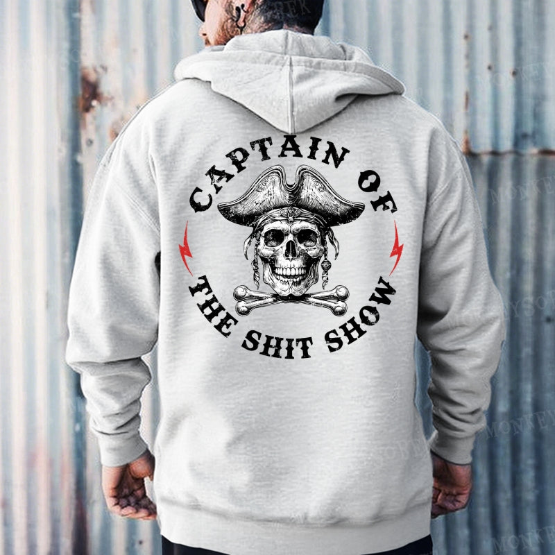 Captain Of The Shit Show Hoodies