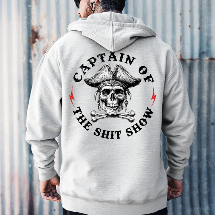 Captain Of The Shit Show Hoodies