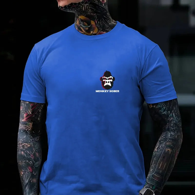 I Hate Being Sexy But I'm A Chubby Bearded Man So I Can't Help It  Monkey T-shirt