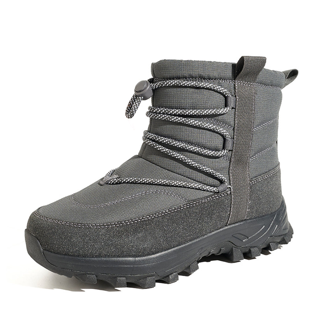 Women's  Winter Waterproof Snow Boots – Thick Warm Lining, Tall Fit & Non-Slip Studded Sole