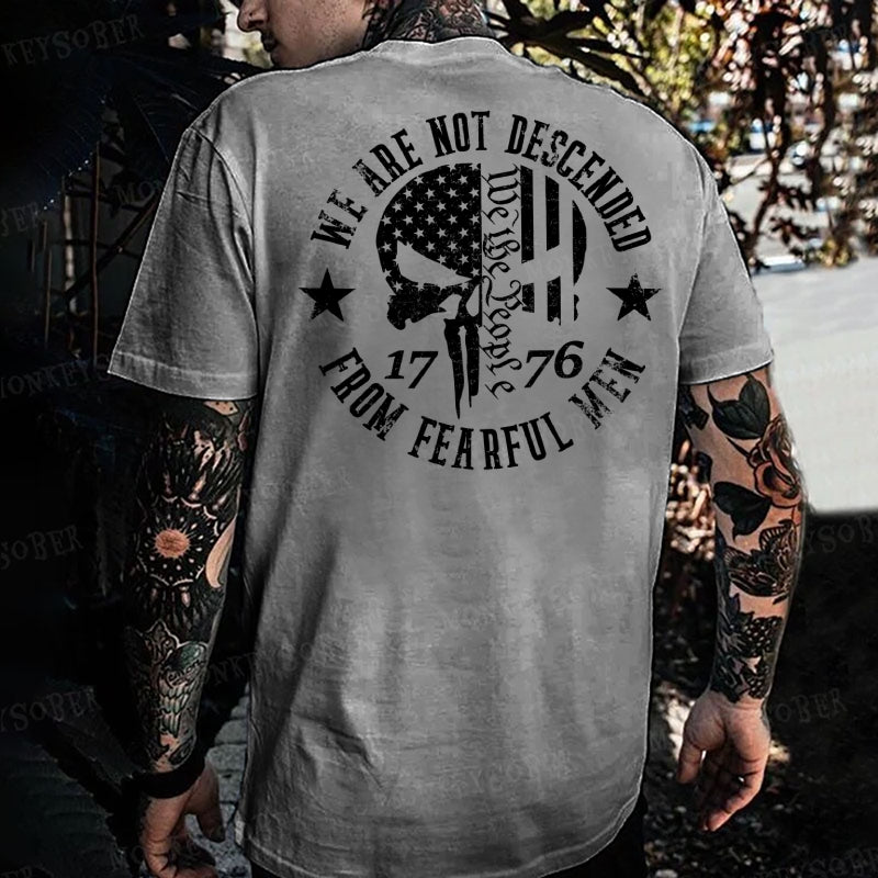 We Are Not Descended From Fearful Men Monkey T-shirt