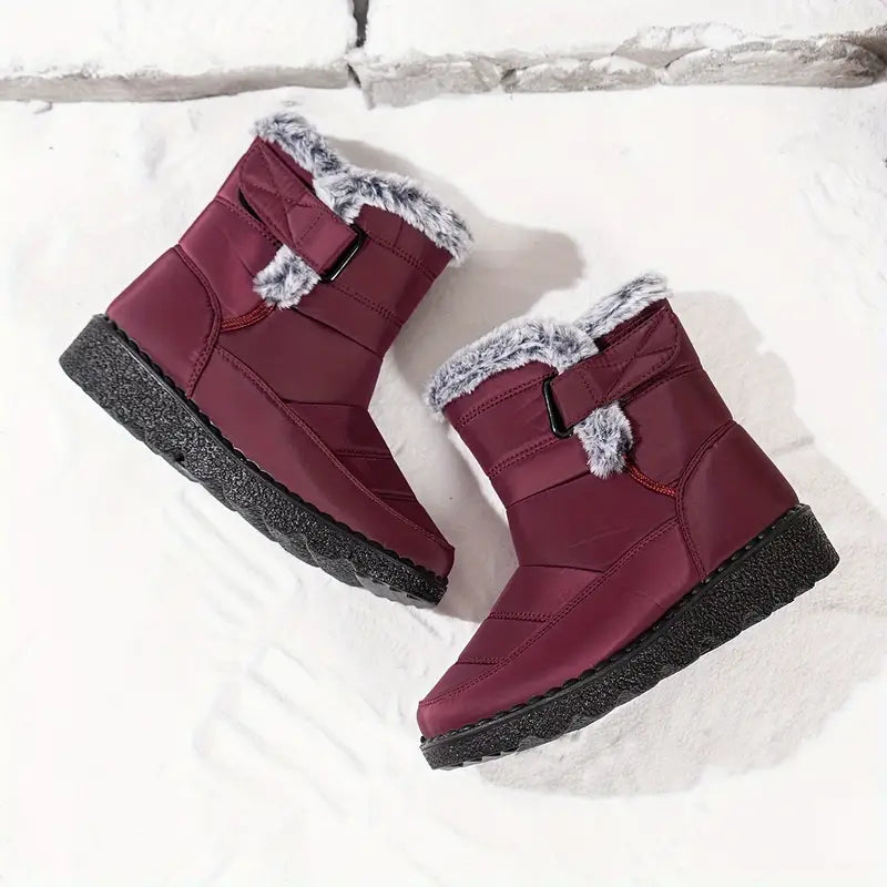 Women's Insulated Ankle Snow Boots – Stylish, Warm & Practical Cold-Weather Footwear