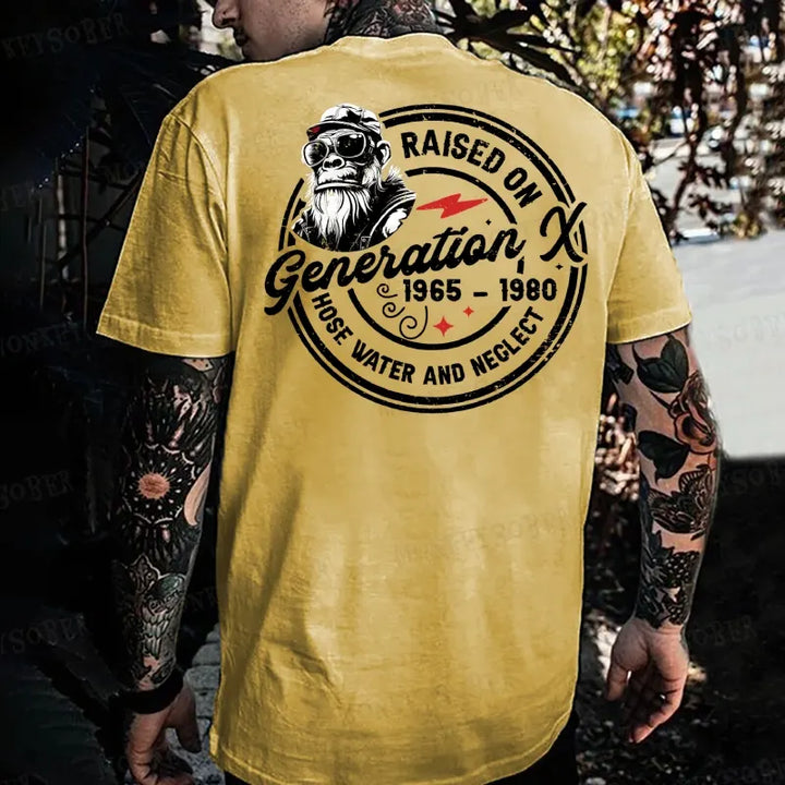 Raised On Generation, Hose Water And Neglect Monkey T-shirt