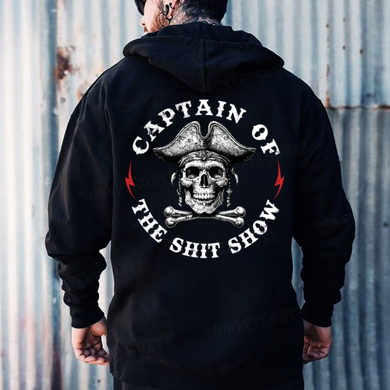 Captain Of The Shit Show Hoodies