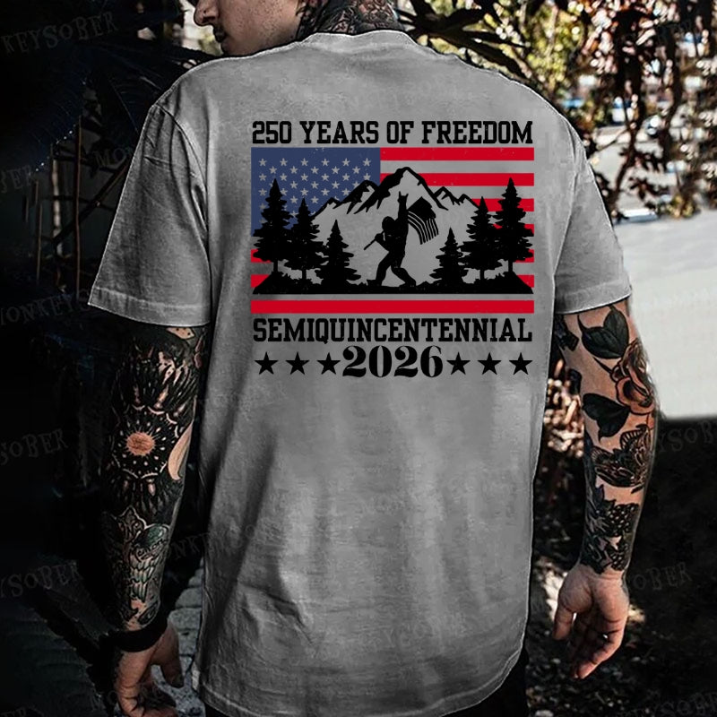 250 Years Of Freedom Semiquincentennial Monkey T-shirt