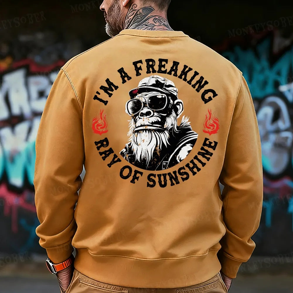 I'm A Freaking Ray Of Sunshine  Sweatshirt