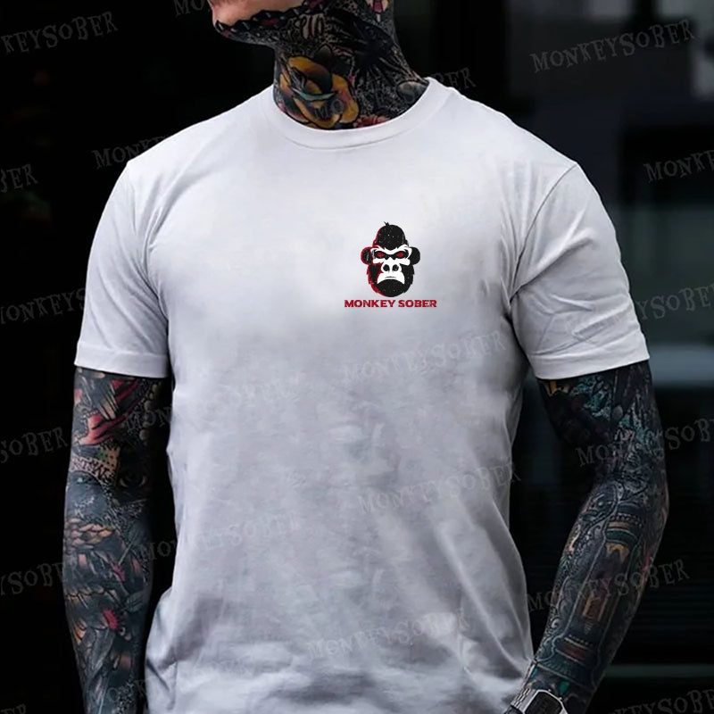 Emotional Support Husband Do Not Pet Monkey T-shirt