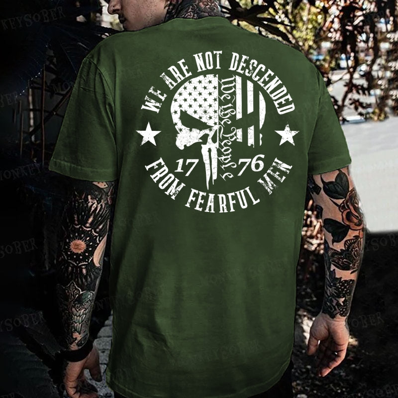 We Are Not Descended From Fearful Men Monkey T-shirt