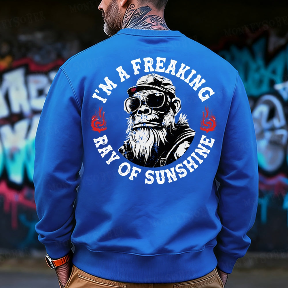 I'm A Freaking Ray Of Sunshine  Sweatshirt