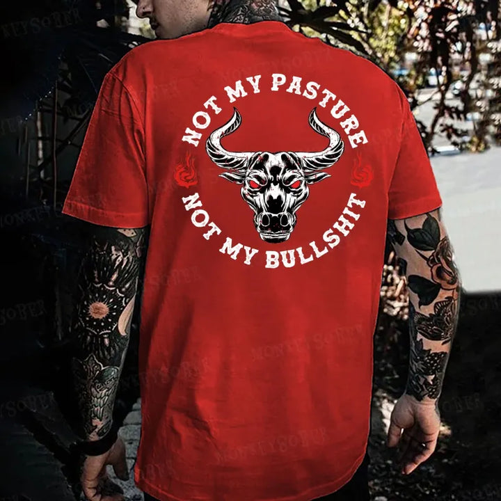 Not My Pasture Not My Bullshit  Monkey T-shirt