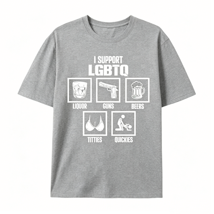 I Support LGBTQ Funny T-Shirt