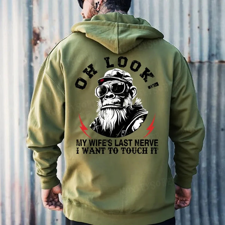 Oh Look! My Wife's Last Nerve I Want To Touch It Hoodies