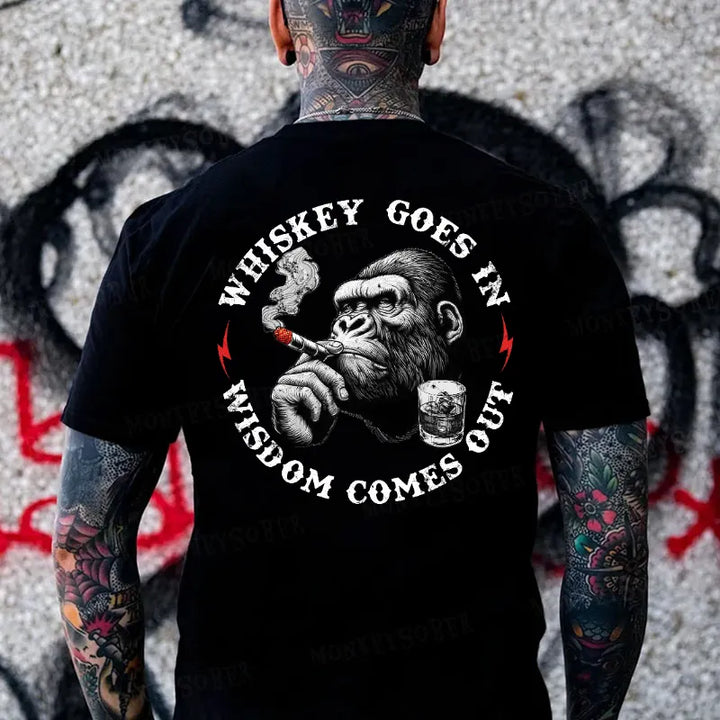 Whiskey-Monkey T-Shirts