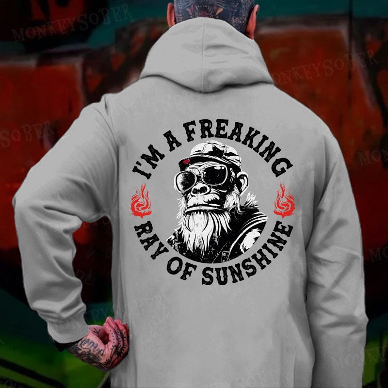 I'm A Freaking Ray Of Sunshine Hoodies