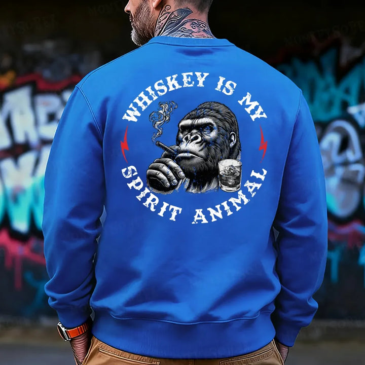 Whiskey is My Spirit Animal Sweatshirt