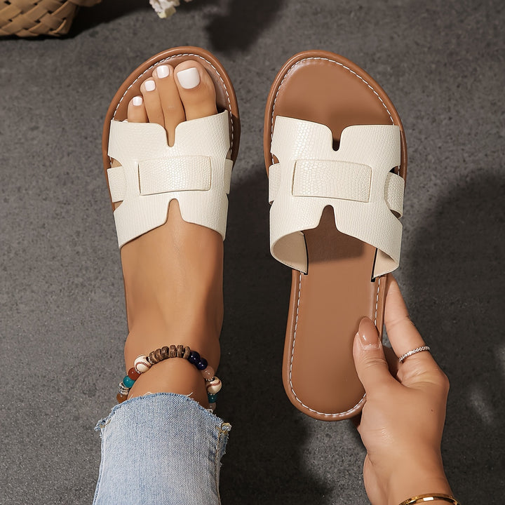 Comfort Flat Sandals – Casual Summer Slides for Women